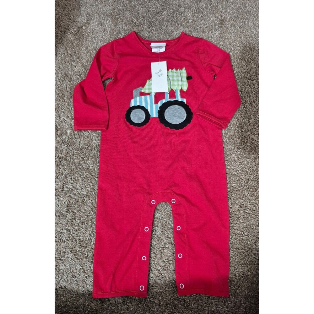 Natile grant tracker one piece romper boys size 18 momths new woth tags